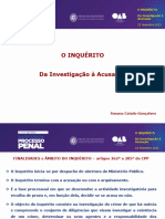 APRESENTAÇÃO - Ppt-Fundo - O INQUÉRITO - Da Investigação À Acusação - Formadora Susana Caiado Gonçalves
