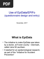 EPIData Presentation