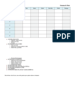 Agenda Semanal