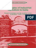 Chandavarkar, The Origins of Industrial Capitalism in India