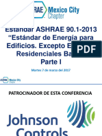 Estándar ASHRAE 90.1-2013 "Estándar de Energía para Edificios. Excepto Edificios Residenciales Bajos" Parte I