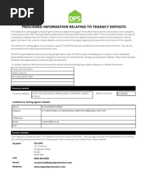 Prescribed information