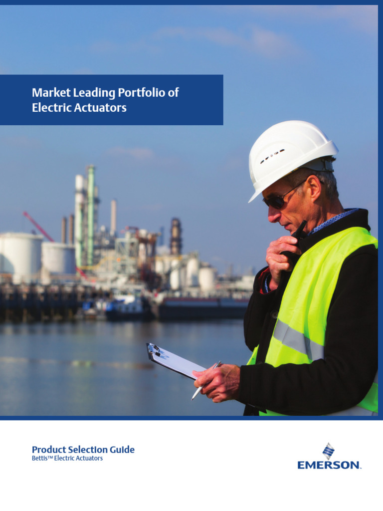 Bettis Electric Actuators Product Selection Guide en 5536728 PDF