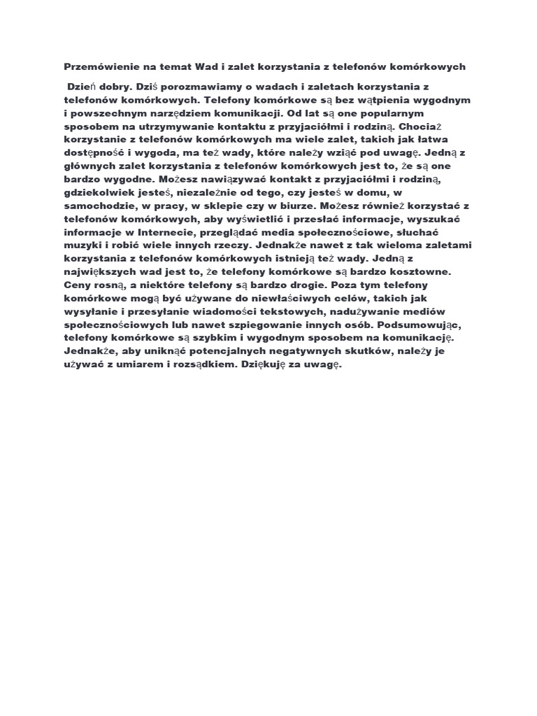 przem-wienie-na-temat-wad-i-zalet-korzystania-z-telefon-w-kom-rkowych-pdf