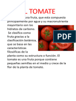 TOMATE Características Básicas 