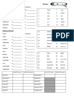 Days Months Ordinal Number Worksheet Grammar Drills - 11790