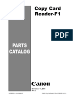 Copy Card Reader F1 Parts List
