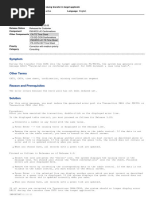 CATTS 166961 - CATS Error LR121 Durng Transfer in Target Applicatn