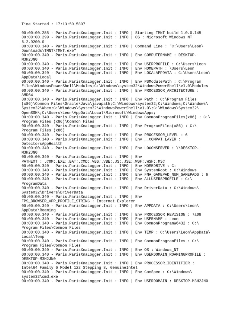 Log Old | PDF | Microsoft Windows | System Software