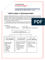 Litr. Criollismo o Regionalismo