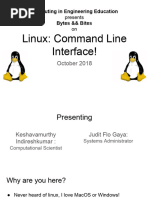 Linux - Command Line Interface