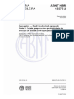NBR 15577-2 - Agregados - Reatividade Álcali-Agregado - Coleta, Preparação e Periodicidade de Ensaios ... Concreto