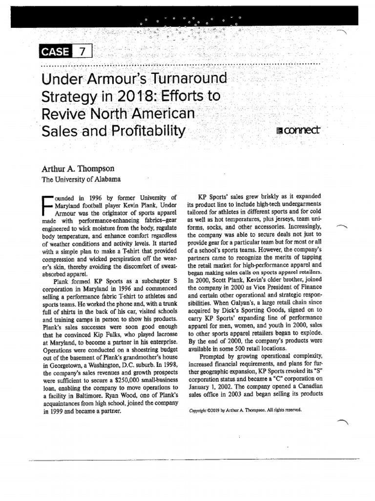 under armour case study pdf