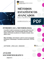 Apresentação - Métodos Estatísticos Avançados