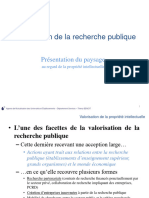 T.Benoit Paysage 2010 en Matiere de Gestion Et de Valorisation de La Propriete Intellectuelle