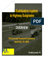 Cement Stabilization Overview - PCA