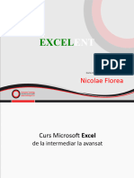 Curs Excel de La Intermediar La Avansat