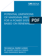 IRENA-Potential Limitations of Marginal Pricing For A Power System - Renewables (2022)