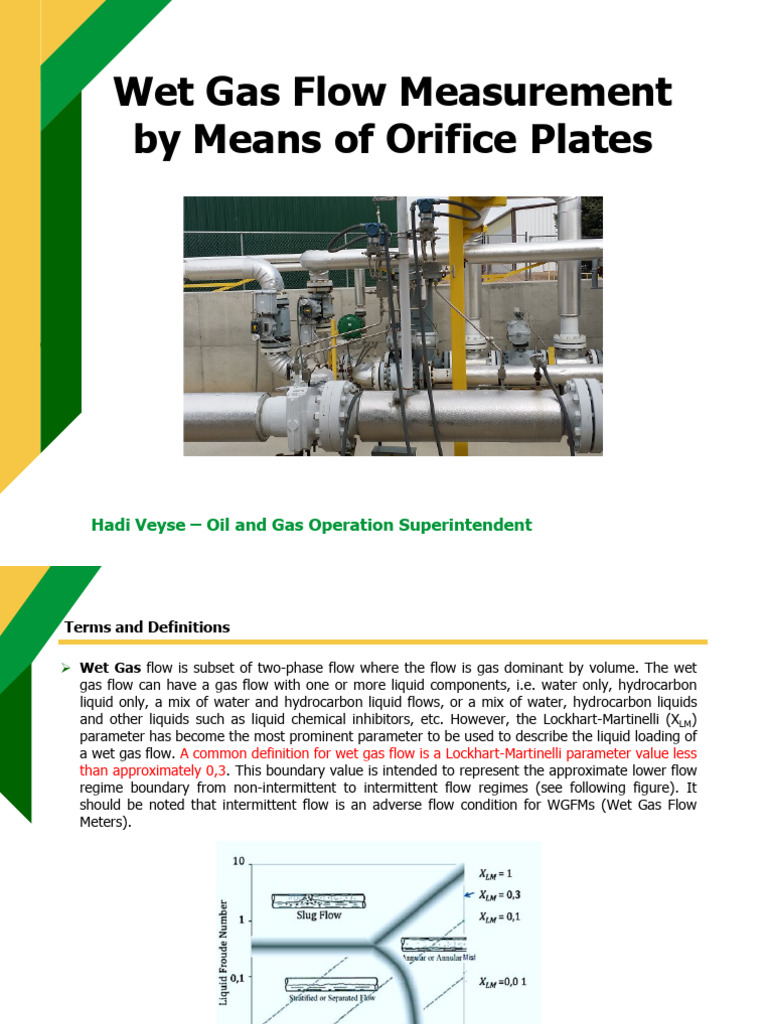 Wet Gas Flow Measurement by Means of Orifice Plates | PDF | Flow ...