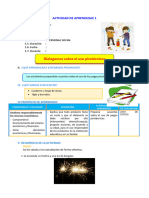 D1 A2 SESION PS. Dialogamos Sobre El Uso Pirotécnicos