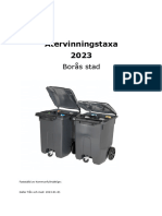 Återvinningstaxa 2023