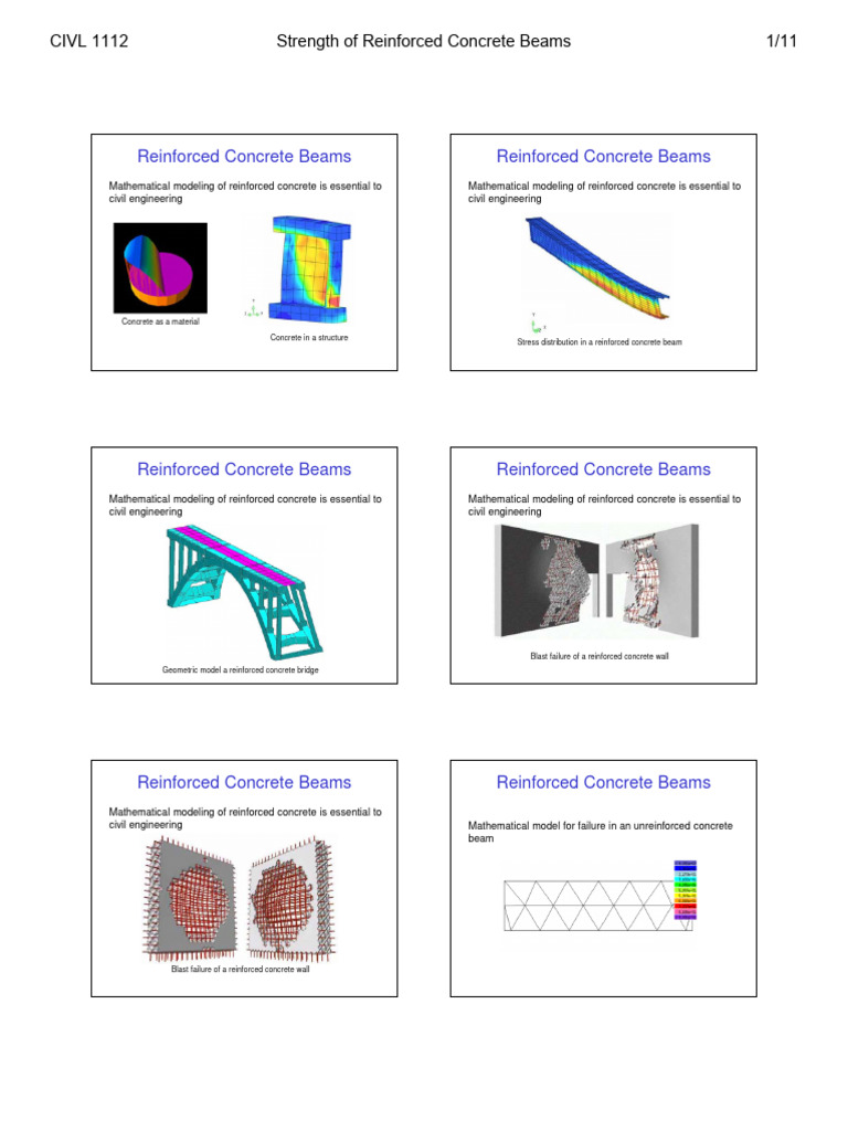 Strength Analysis of Reinforced Concrete Beams | PDF | Beam (Structure ...