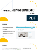 Online Shopping Challenge