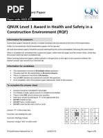 SMSTS Mock Test Questions & Answers | PDF | Occupational Safety And ...