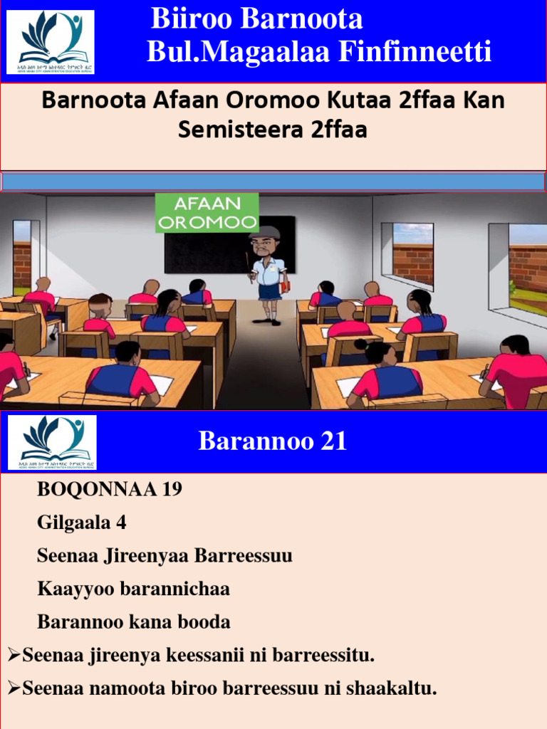 Afaan Oromoo Kutaa 2ffaat21 | PDF