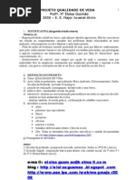 projeto qualidade de vida 2008 MEG