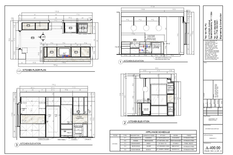 Kitchen Renovation Plans and Details | PDF | Domestic Implements | Kitchen