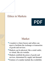 Ethics in Markets