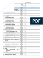 Checklist de Entrega Dos Trabalhos