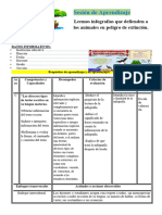 5to Grado Material Día 05 Com - Leemos Infografías Que Defienden A Los Animales en Peligro de Extinción - Unidad #09 - Semana - 03