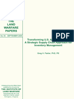 LWP 54 Transforming US Army Logistics A Supply Chain Approach For Inventory Management