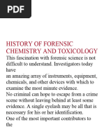 History of Forensic