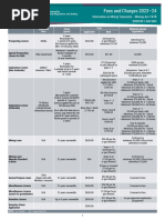 PEXA Pricing and Fee Schedule FY25 | PDF | Fee | Private Law
