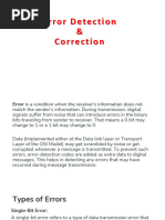 Error Detection Correction