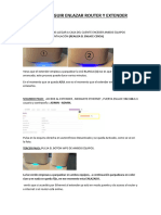 Pasos A Seguir Enlazar Router y Extender