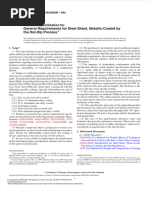 ASTM A924 - 2010 - Standard Specification For General Requirements For Steel Sheet Metallic-Coated by The Hot-Dip Process