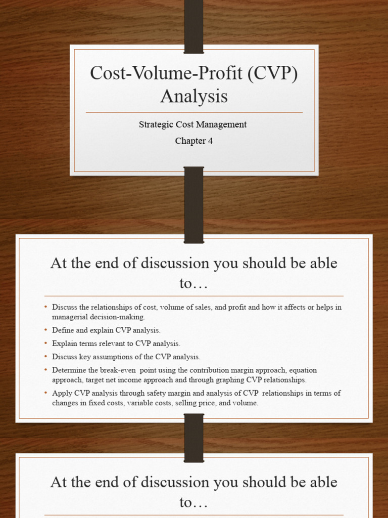 CVP Analysis for Managers | PDF | Financial Economics | Business Economics
