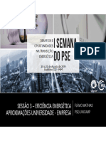 1a Semana PSE-Projeto EFICIND (2019)
