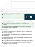 Evaluacion de Alquenos - Química Orgánica 1