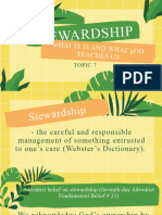 Wad - Group #6 - Stewardship
