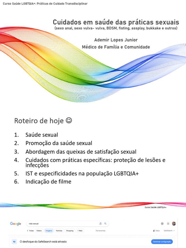 Cuidados em Práticas Sexuais LGBTQIA+ | PDF | Relação sexual | Infecção ...