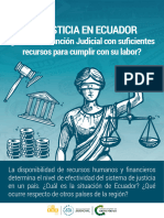 10 La Justicia en Ecuador - Cuenta La Funciòn Judicial Con Suficientes Recursos para Cumplir Con Su Labor