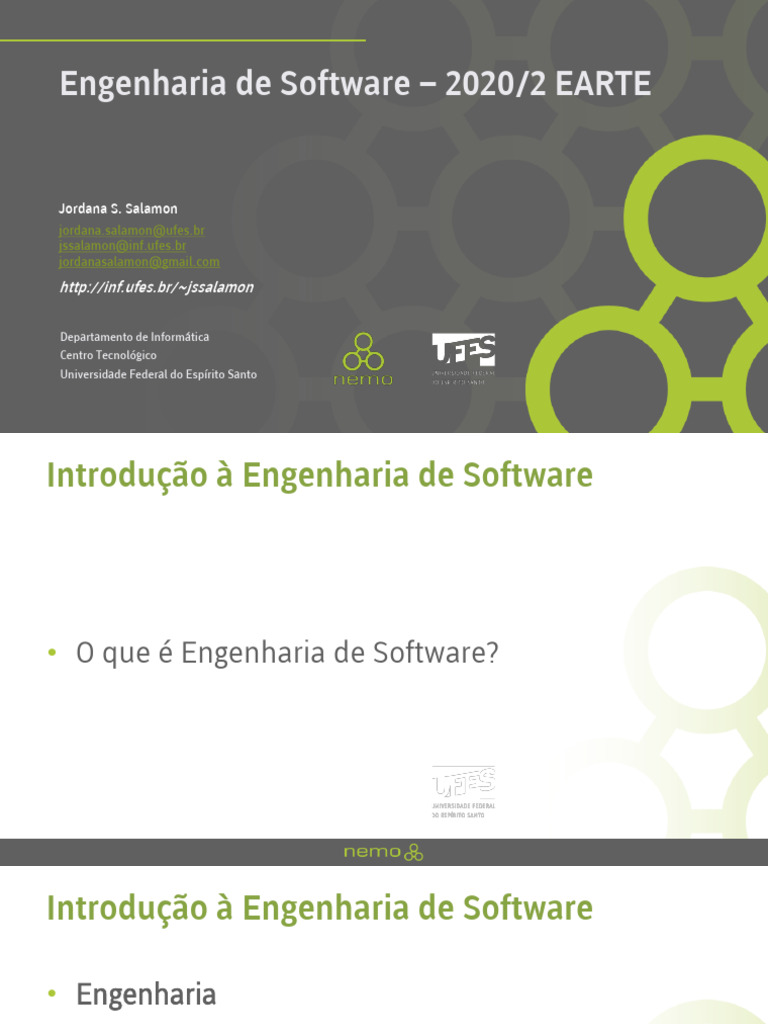 Introdução à Engenharia de Software | PDF | Engenharia de Software ...