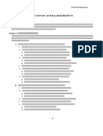 Technical Specs Body Format