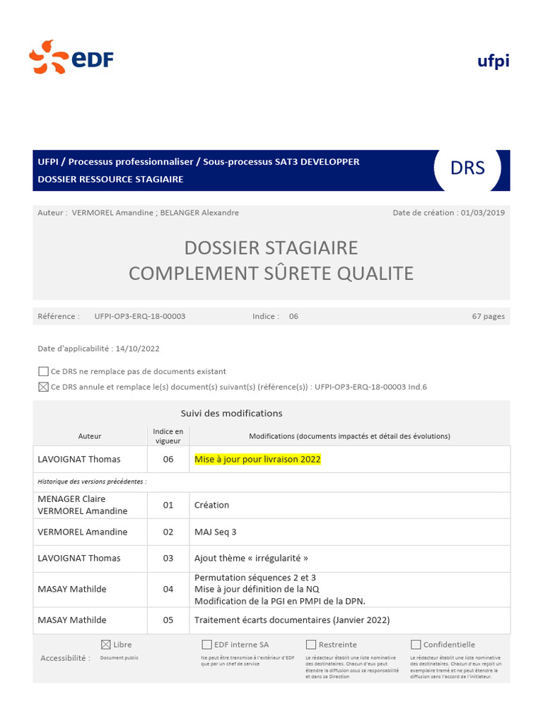 Livret CSQ | PDF | Sûreté nucléaire | Rayonnement ionisant