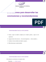 2023 Conclusiones y Recomendaciones